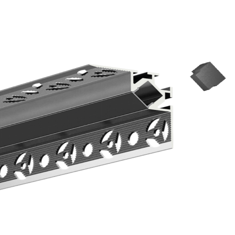 Inside Corner Tile Trim LED Aluminum Profile For 10mm Strip Light Inside Corner Tile Trim LED Aluminum Profile For 10mm Strip Light